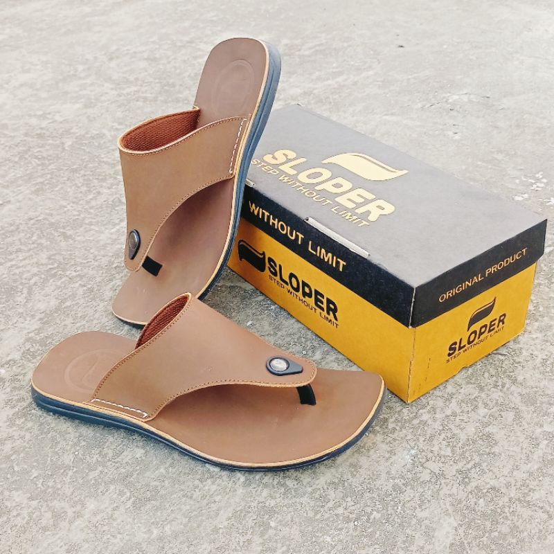 sandal kulit pria || sandal kulit asli || sandal kulit pria model love