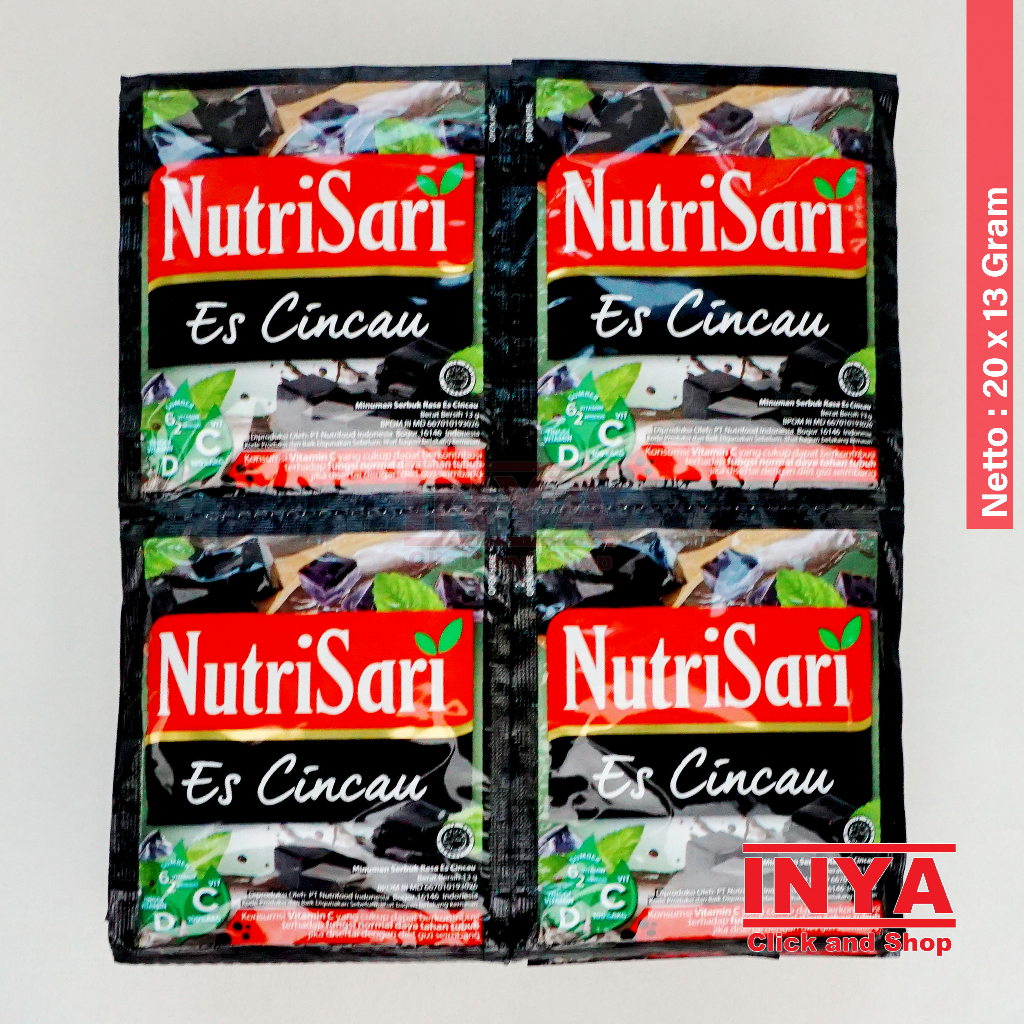 

NutriSari Es Cincau 20x13gr Renceng - Minuman Serbuk - Instant Powder Drink