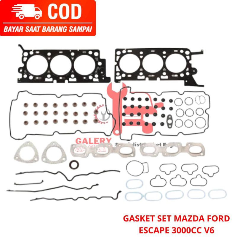 PAKING SET FORD ESCAPE 3000CC MESIN V6 GASKET SET OVERHOUL FORD ESCAPE 3000