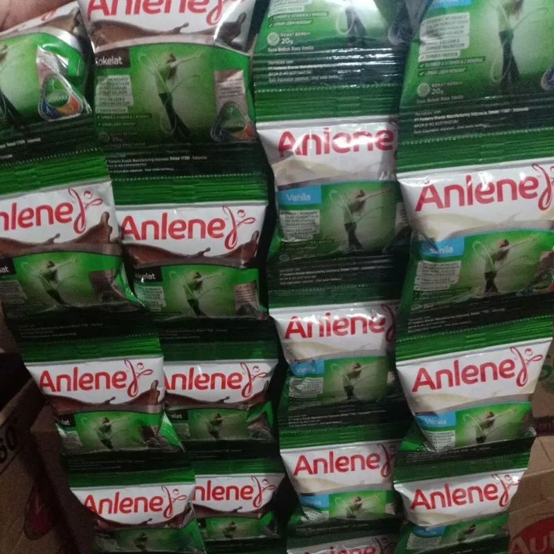 

ECER 5 SACHET ANLENE SUSU BUBUK BERKALSIUM TINGGI MENCEGAH TULANG KEROPOS USIA DEWASA