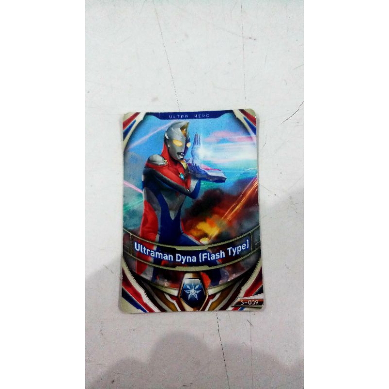 Kartu Ultraman Fusion Fight Ultraman Dyna Flash Type