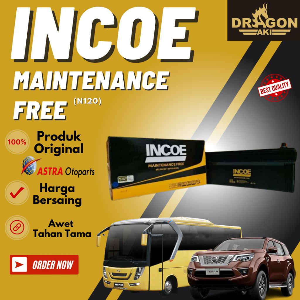 Aki mobil incoe N120