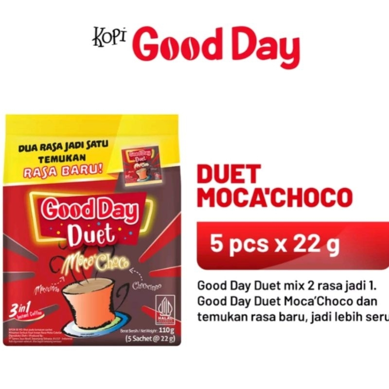 

GoodDay Duet MocaChoco ISI 10pc x 22gr