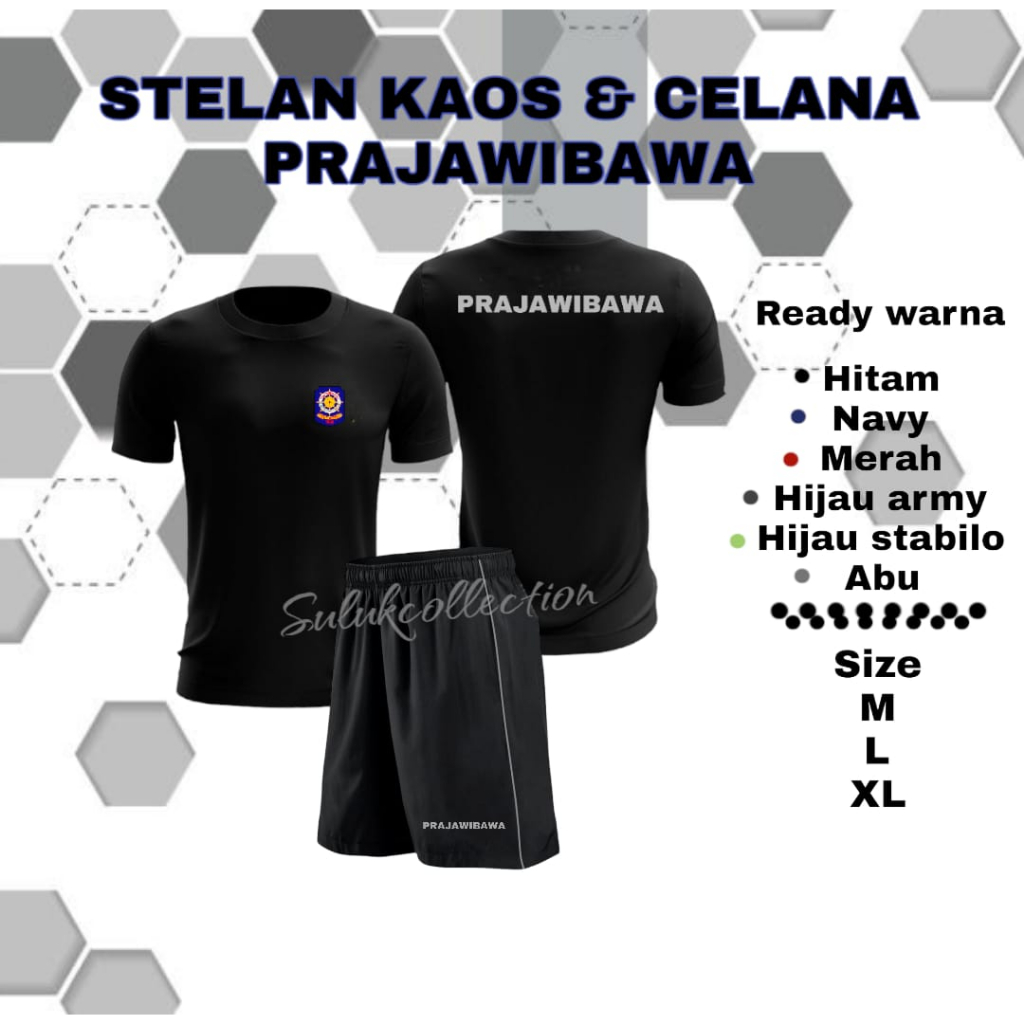 BAJU/KAOS SETELAN JERSEY OLAHRAGA SATPOL PP PRAJAWIBAWA || SETELAN KAOS JERSEY DAN CELANA SATPOL PP 