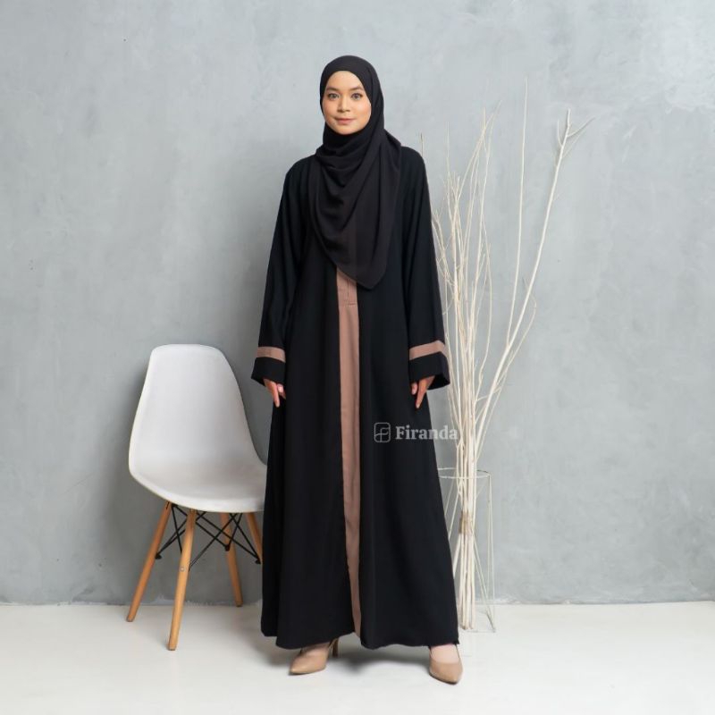 Abaya Basic Polos - Firanda Abaya Arumi - Gamis Dress Syar'i
