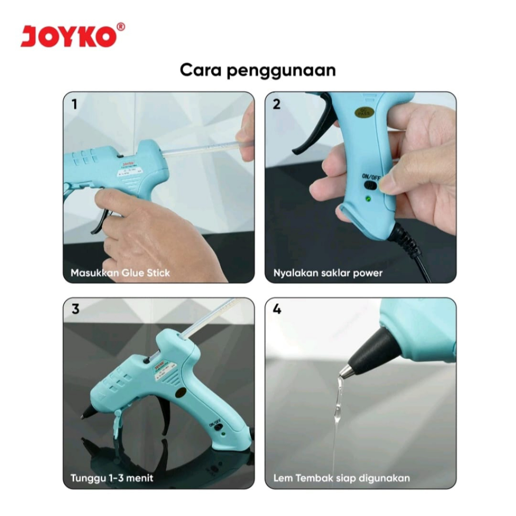 

JOYKO GLUE GUN GG - 853 PASTEL - LEM TEMBAK