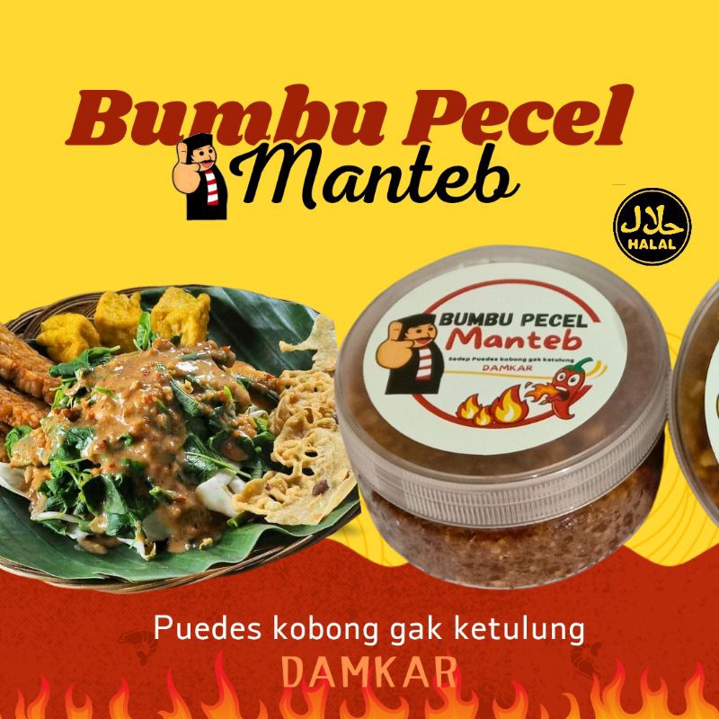 

Bumbu Pecel MANTEB super pedas
