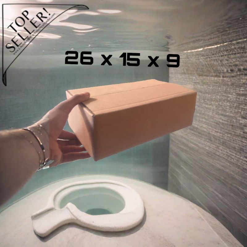 

Box Packing Uk 26x15x9 cm kerdus packing online murah