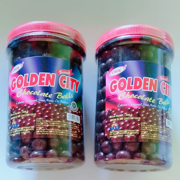 

Chocoball Golden City / Biskuit Coklat Golden City - 75 GRAM