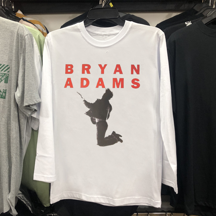 Kaos Bryan Adams Tshirt Bahan Katun Casual Unisex T-SHIRT TANGAN PANJANG [BISA COD]