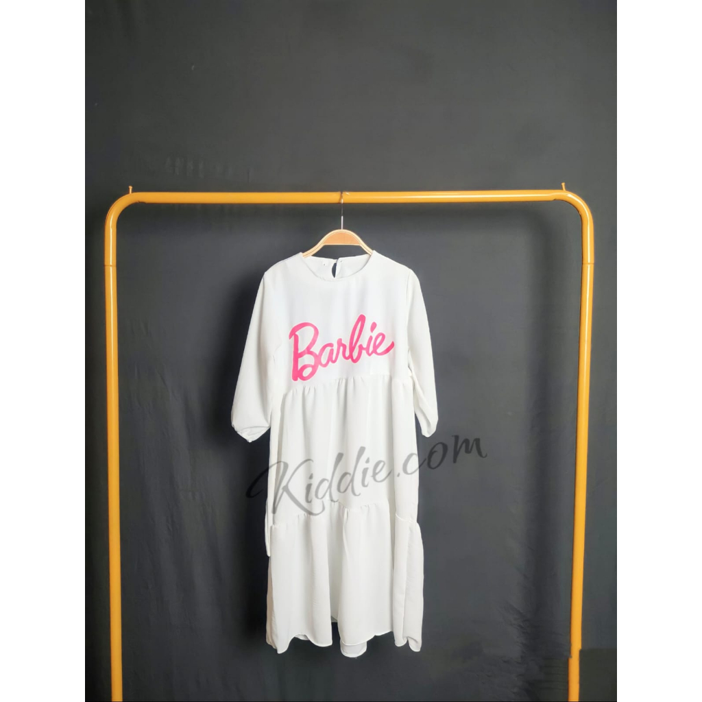 Gamis anak perempuan Barbie Crinkle