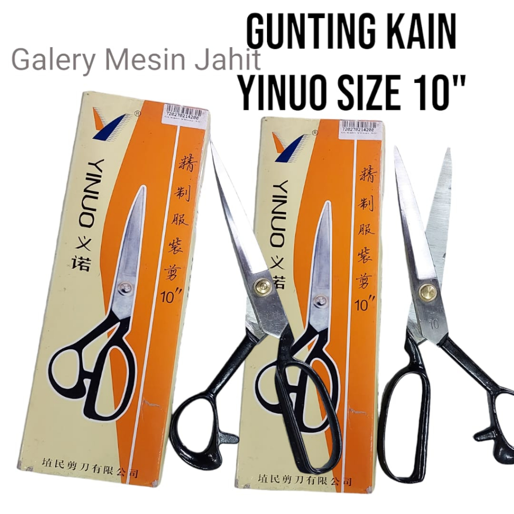 

Alat potong - Gunting potong kain tailor bahan kain - YINUO 10inchi