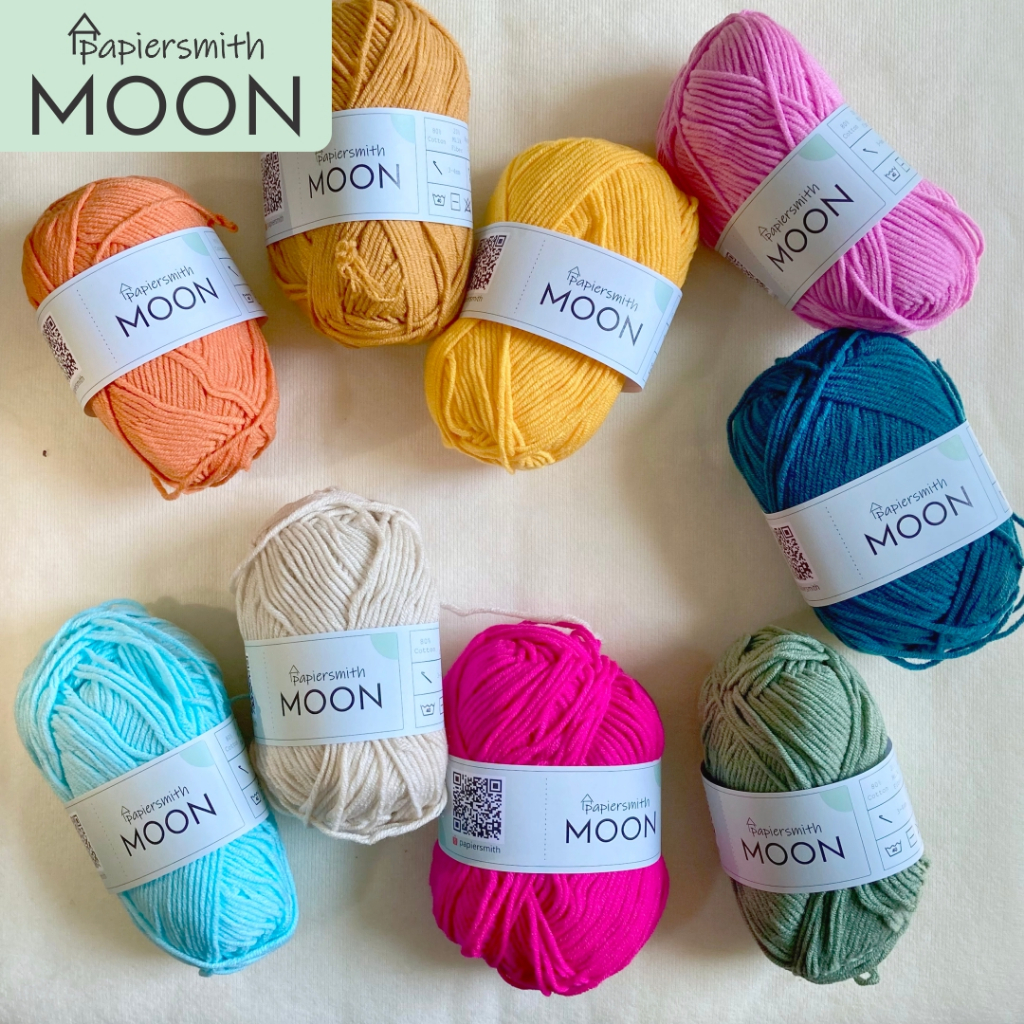 Benang Rajut Katun Susu 4 Ply Milk Cotton Yarn Crochet - Pilihan Warna B