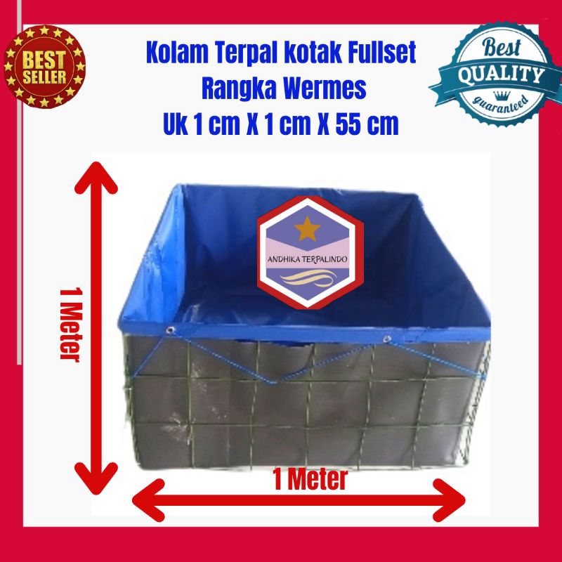 kolam terpal fullset kotak kolam Fullset kotak terpal kotak fullset