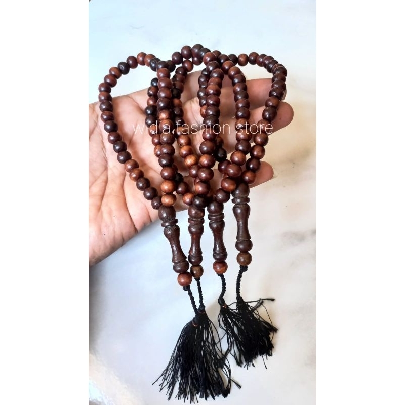 tasbih kayu stigi 33 butir tasbih stigi laut tasbih kayu setigi asli tasbih stigi tenggelam air tasb
