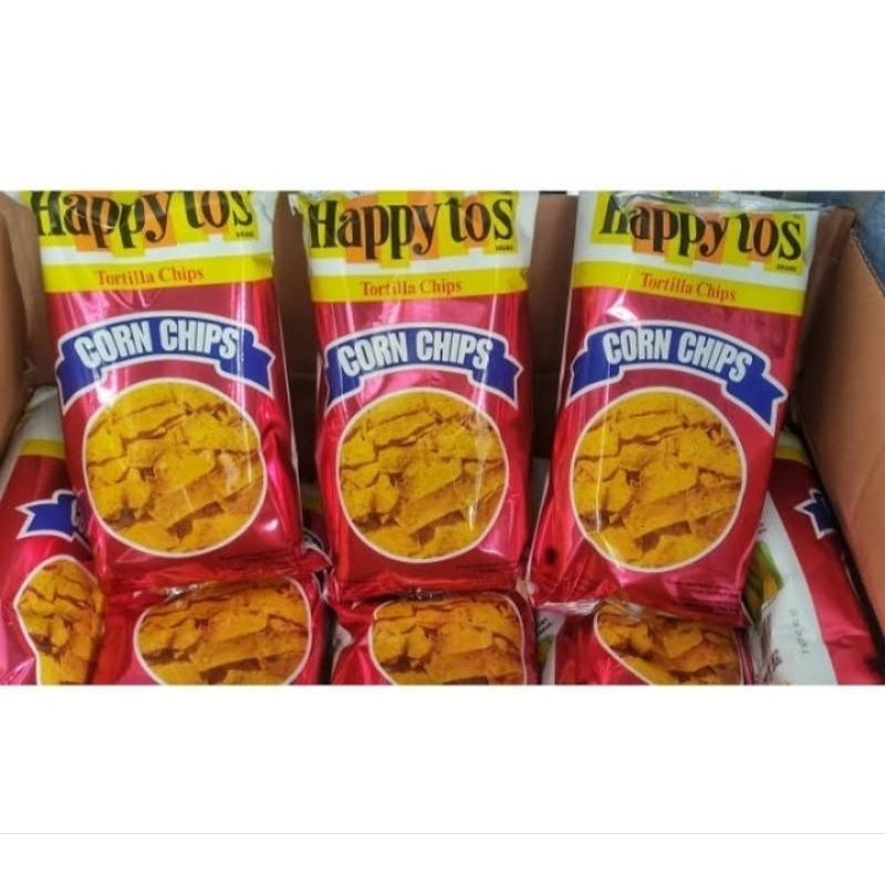 

Happy Tos Tortilla chips corn merah 160g