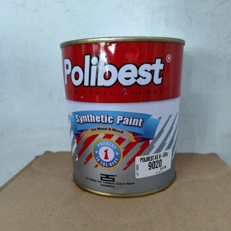 Cat Kayu Besi Polibest 800 gr