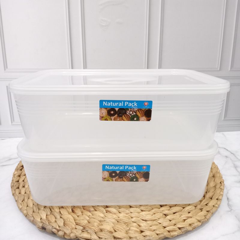 NATURAL PACK 3500 ML GM/ KOTAK MAKANAN DURIAN/ KOTAK SERBAGUNA