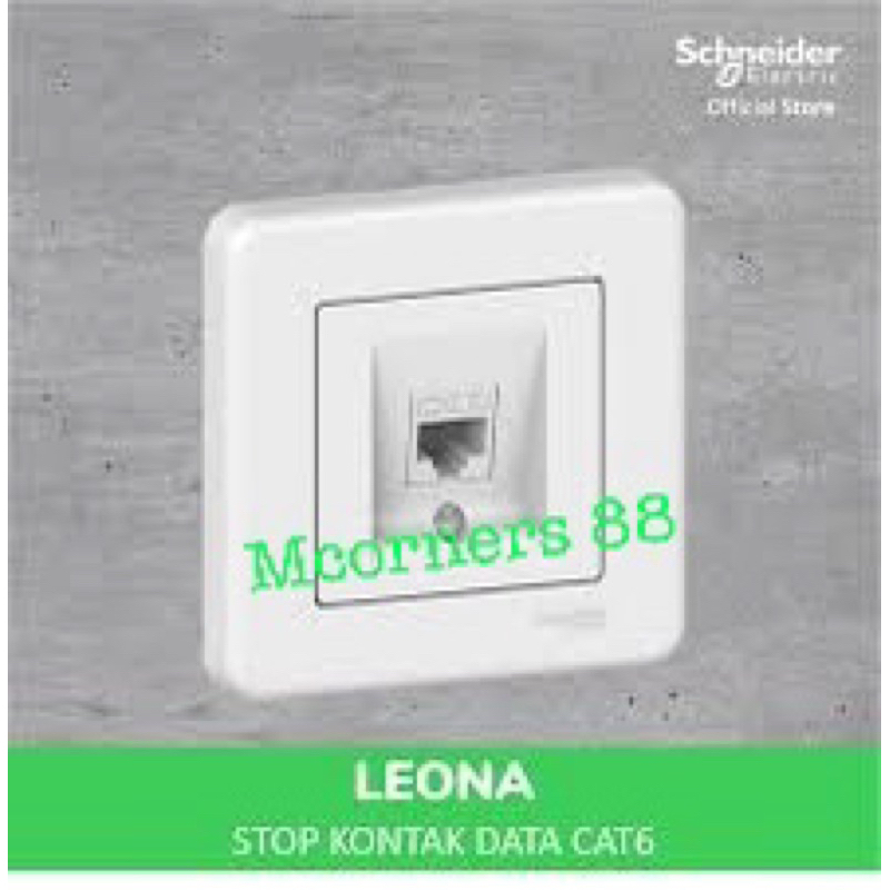 Scheider Leona Outlet Data Lan Cat6
