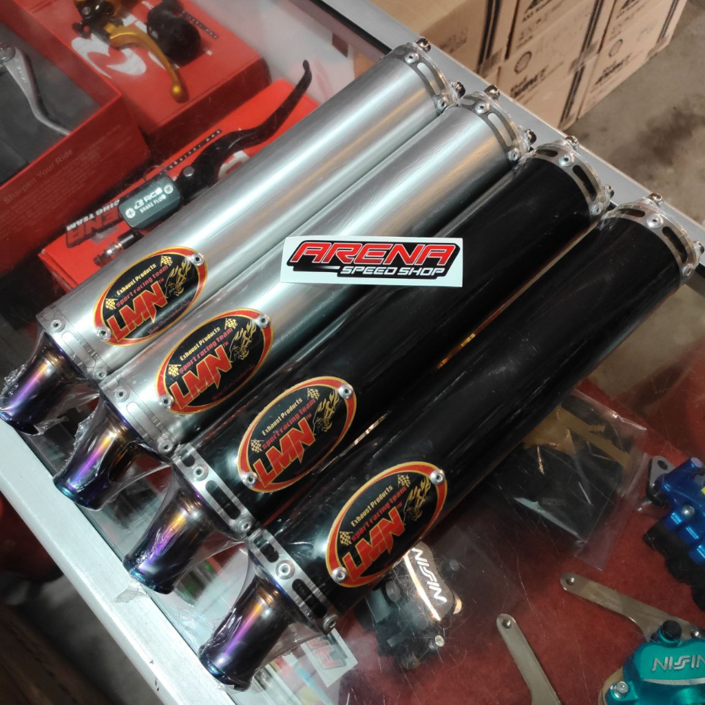 LMN Thailand - Silencer 2T 2 tak LMN Aluminium Original Silnser Ninja R RR S SS