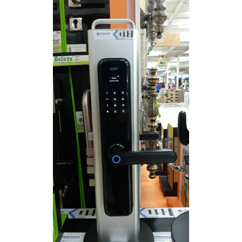 Smart door lock KEND K308 BLACK By Kenari djaja