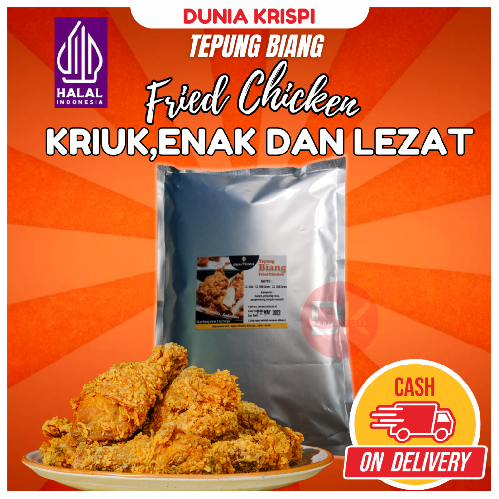 

Bumbu Biang Tepung Fried Chicken Ala KFC 1Kg