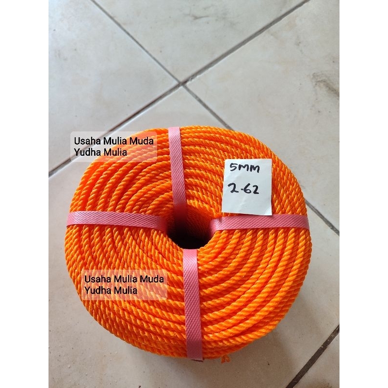 

TALI PE 5MM YELLOW-1R / TALI NILON WARNA 5MM