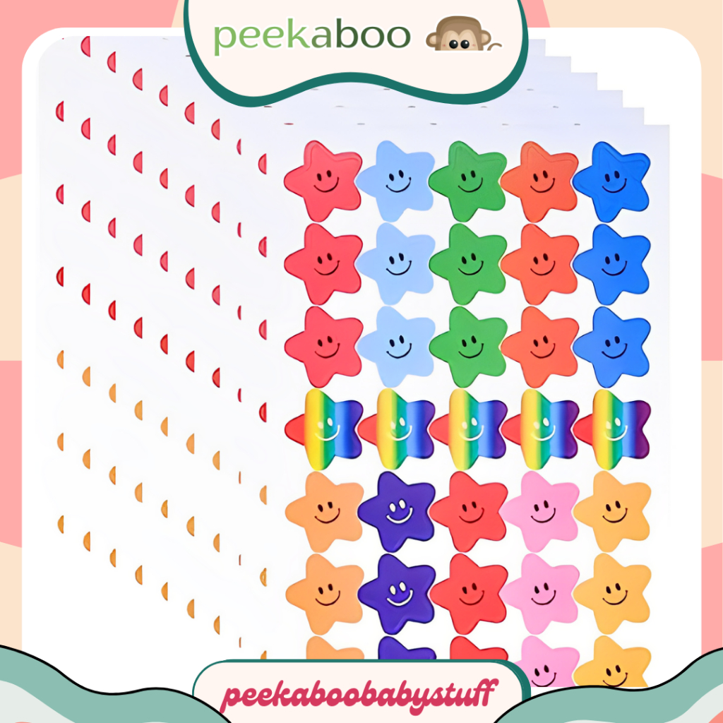 

STICKER REWARDS ANAK - BINTANG 3 || STICKER REWARD ANAK || STIKER LUCU DIY MURAH