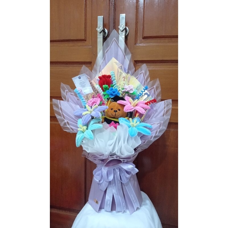 PIPE CLEANER Buket | Pipe Cleaner Bouquet | Buket Kawat Bulu | Buket Pipe Cleaner | Buket Bunga Pipe