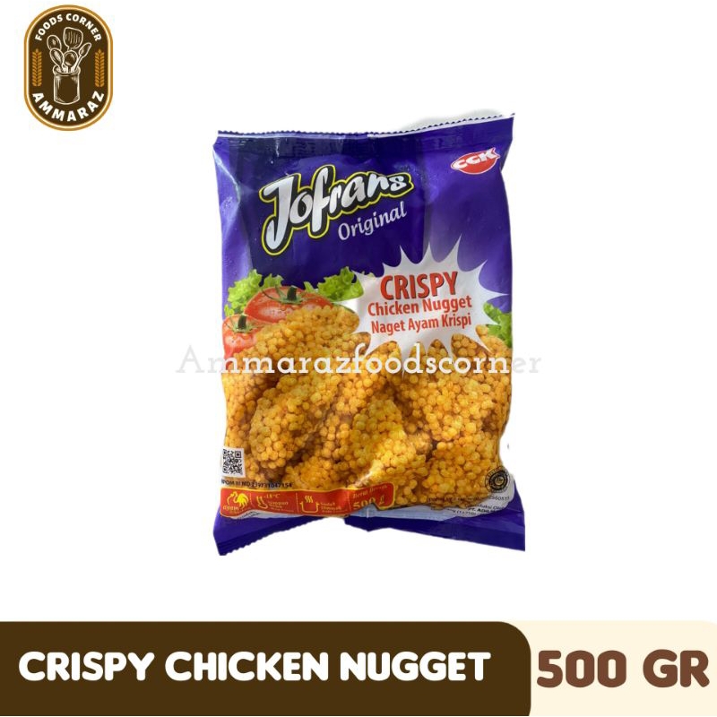 

Crispy Chicken Nugget Jofrans 500gr Naget Ayam Krispi Original