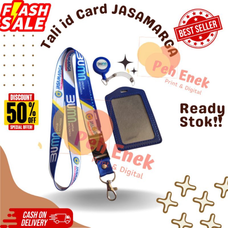 

Lanyard idcard Jasamarga bumn Tali idcard Jasamarga Gantungan Jasamarga Satuan murah