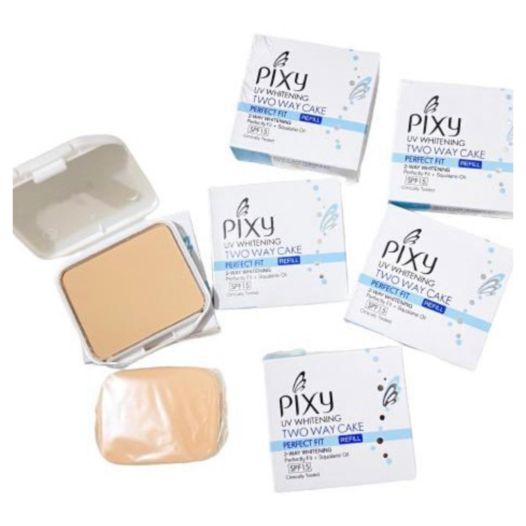 Bedak Pixy Refil UV Whitening Two Way Cake SPF30