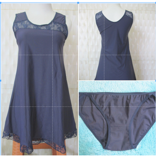 LINGERIE SEXY SET MODEL H&M BRAND PRIMA BELLA DENGAN PANTY (CELANA DALAM) SIZE M L MUAT BRA SIZE 32 