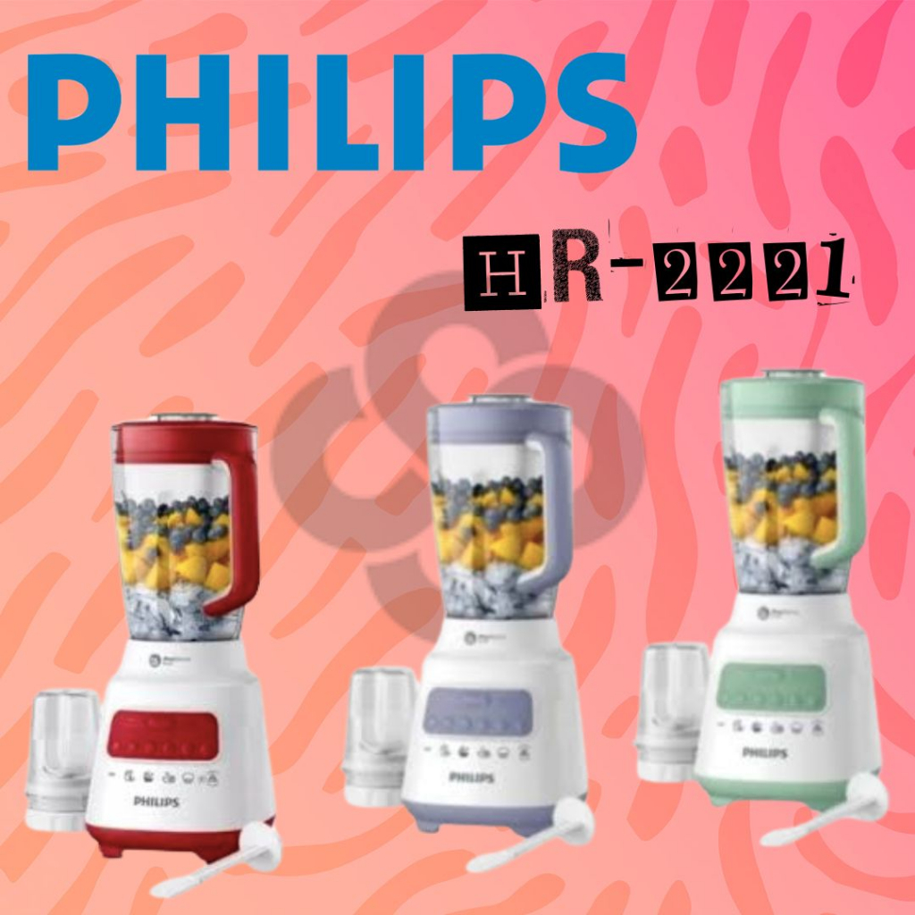 PHILIPS Blender Plastik 2 L HR2221 HR-2221 HR 2221
