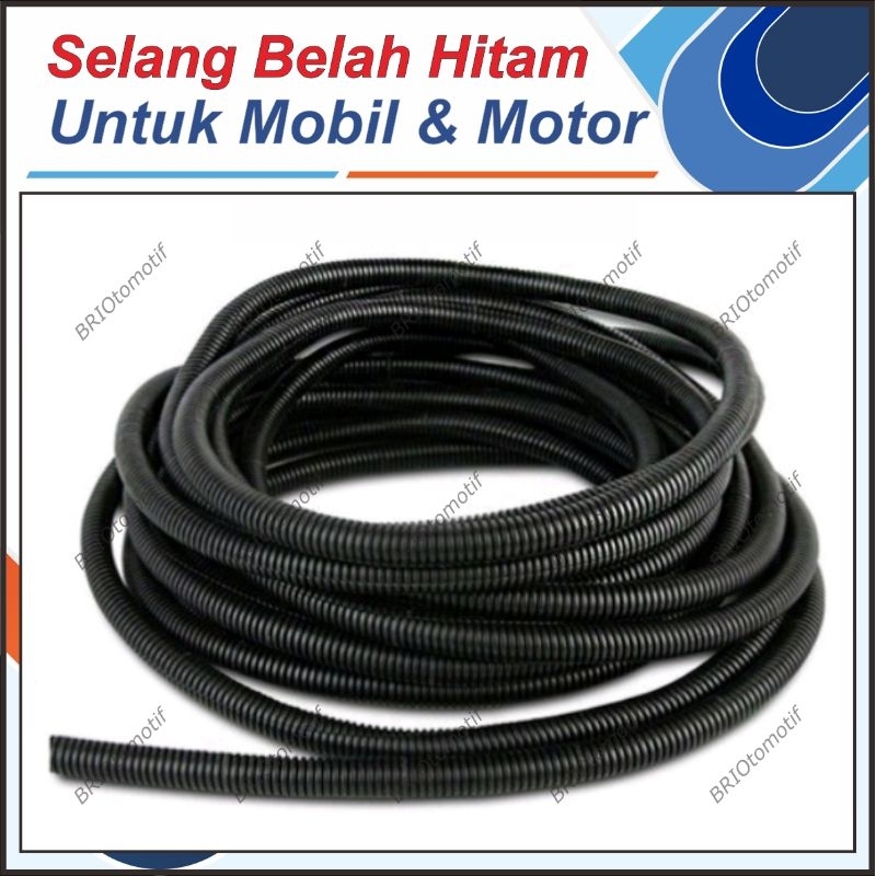 SELANG BELAH FLEKSIBEL ELASTIS PENGAMAN KABEL PEMBUNGKUS KABEL KUALITAS ASTRA UNTUK MOBIL MOTOR