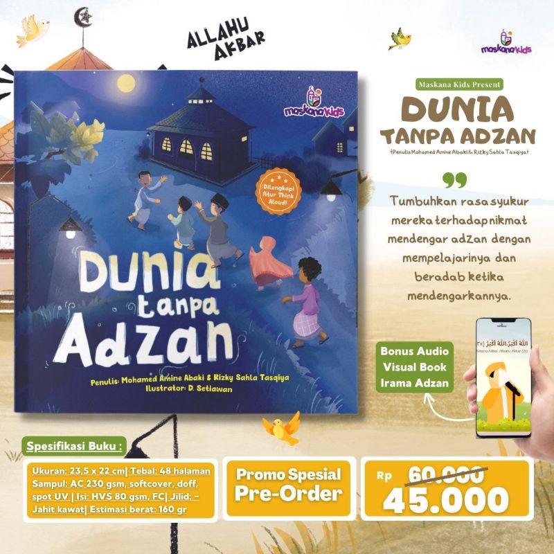 [LAQIFA_ID] Dunia Tanpa Adzan - Buku Islami Anak