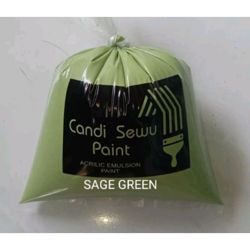 CAT TEMBOK 1 KG WARNA SAGE GREEN// KWALITAS SUPER