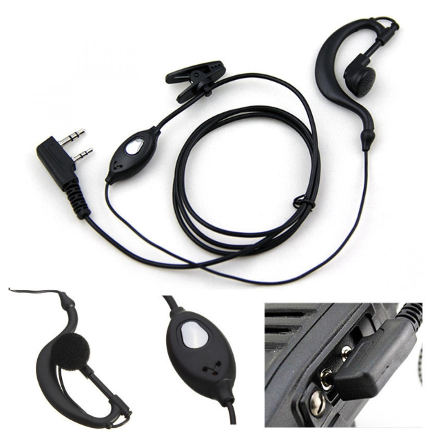 Headset Walkie Talkie Earphone Tube Headset Microphone Mic Touring HT Walkie Talkie Earphone Walkie 