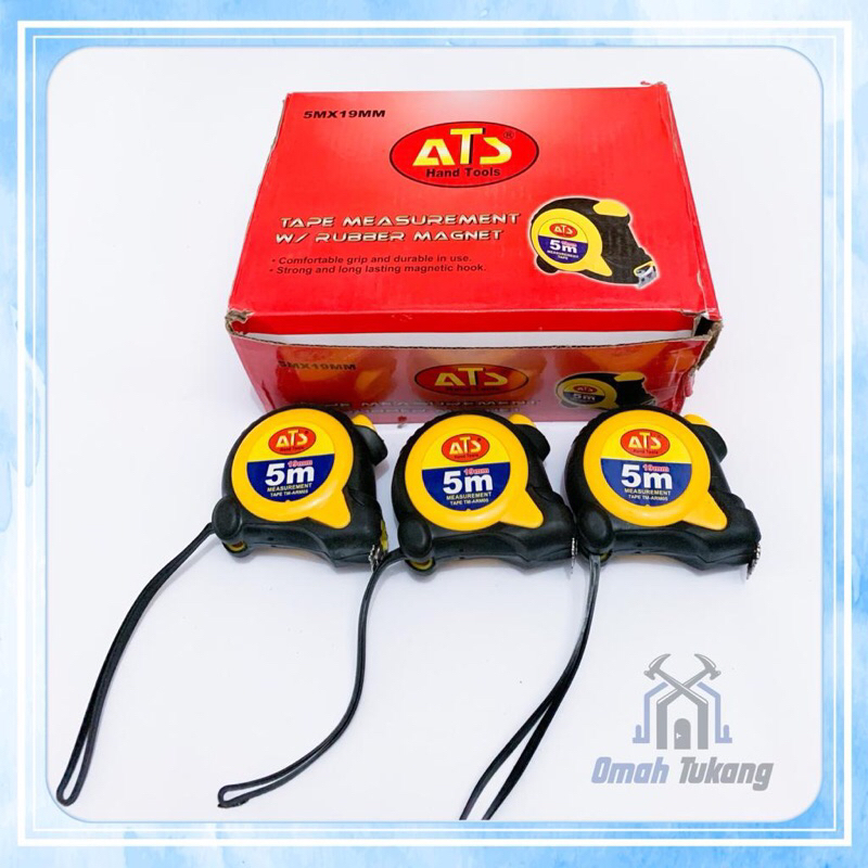 Meteran 5 Meter ATS / Meteran Roll 5 Meter ATS Magnet Autolock