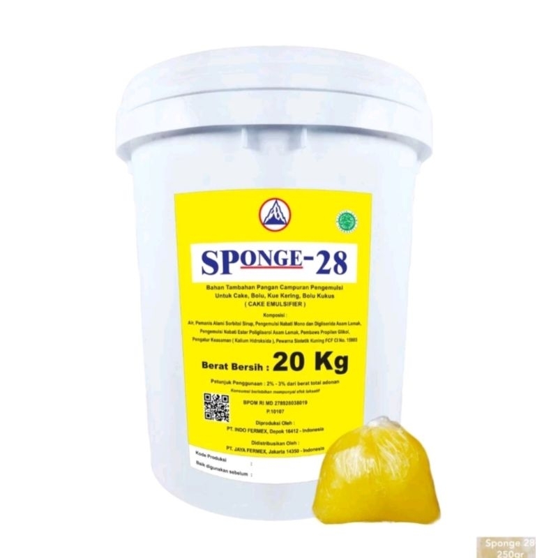 

Emulsifier/Pengemulsi Sponge 28 repack 500gr