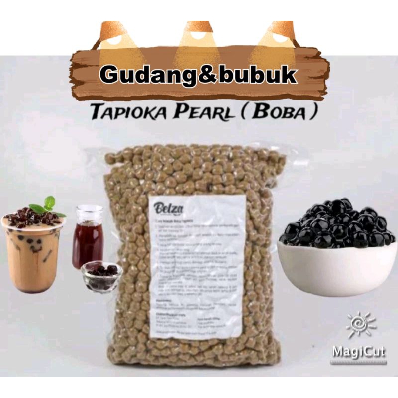 

Tapioca Pearl 1kg - Mutiara Black Bubble Topping Minuman Tapioka Pearls_Gudang_bubuk