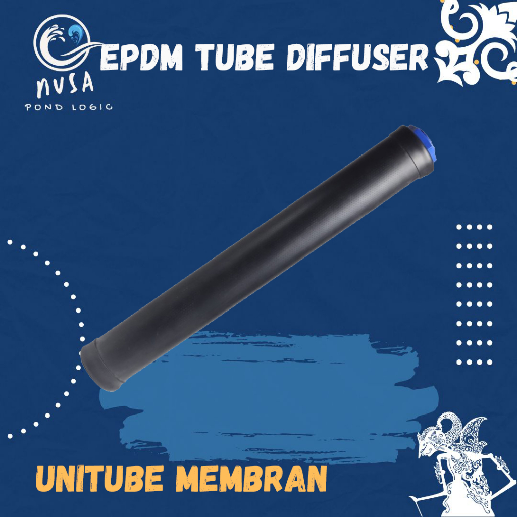 Aerasi Tube Diffuser 100 cm EPDM Membran Unitube Kolam