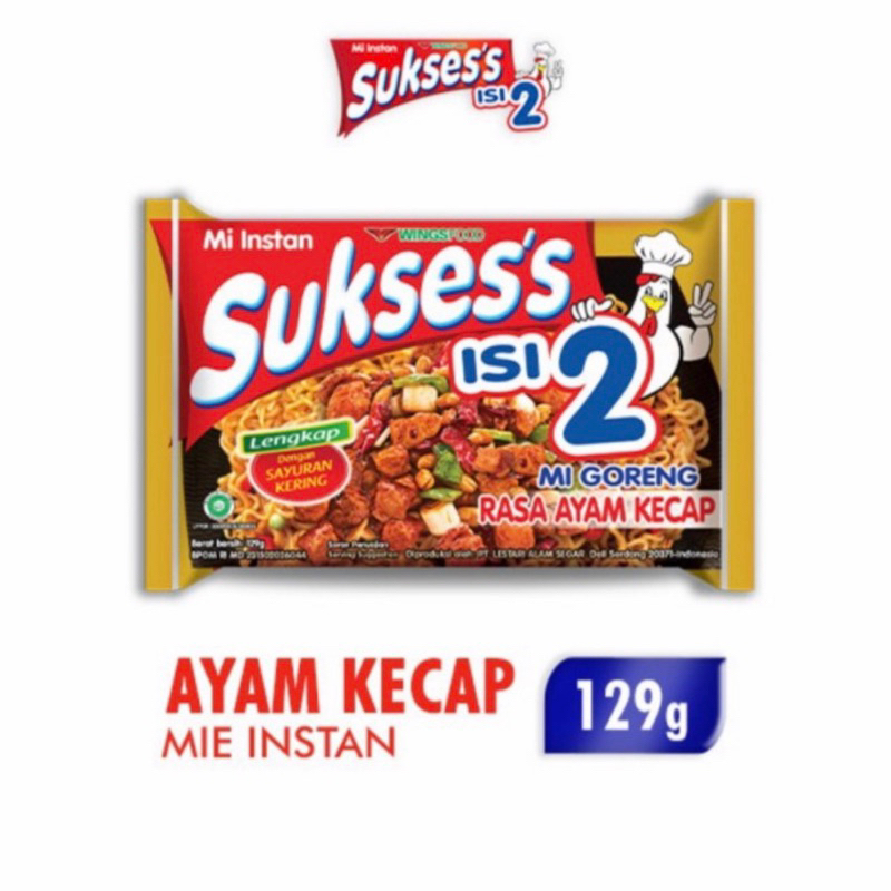 

Mie sukses isi 2 ayam kecap 129gr