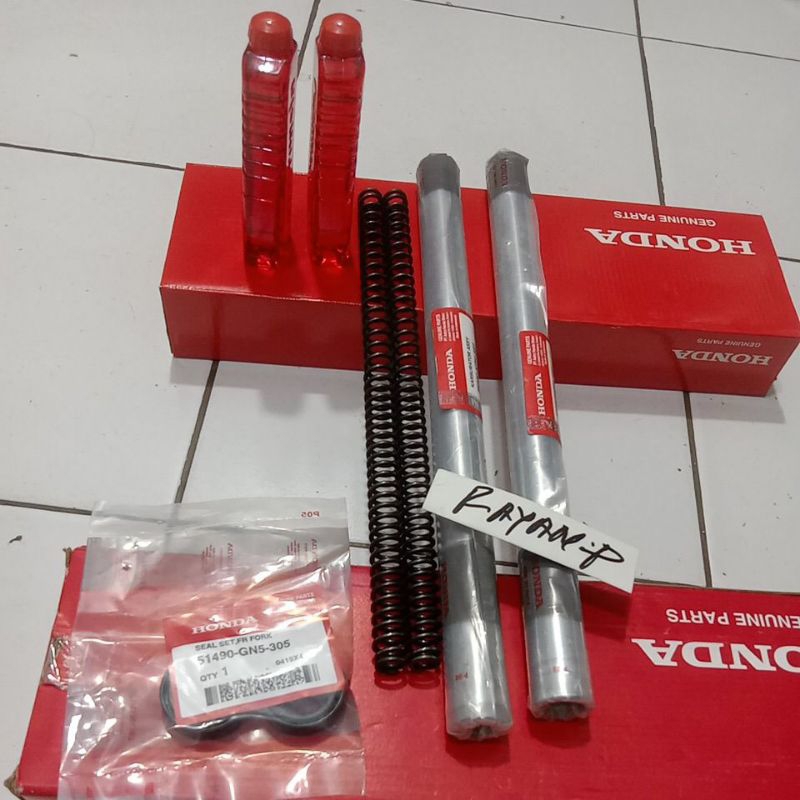 sok depan Supra lama Supra fit lama Supra x lama per+sil+oli+sok