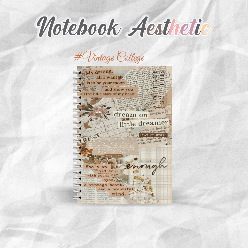 

NOTEBOOK A5 CATATAN/JURNAL BOOKPAPER GRID/KOTAK2#DOTTED/TITIK2#BLANK/POLOS V.64