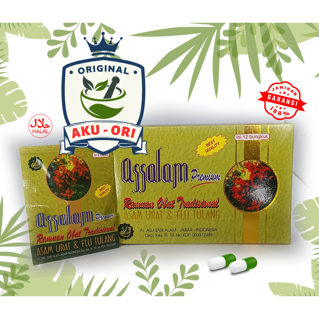 

OFFICIAL DISTRIBUTOR ORIGINAL. ASSALAM PREMIUM Untuk Asam Urat & Stroke.