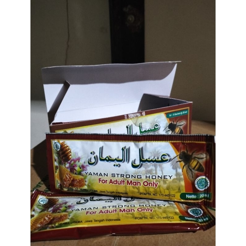 Maud Yaman strong Honey Sachet  Madu Stamina Pria