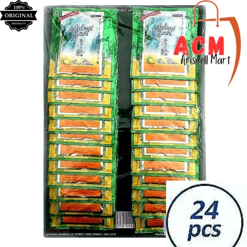 

Adem Sari Sachet Hanger Minuman Pereda Gelaja Panas Dalam 24 sachet x 7gr