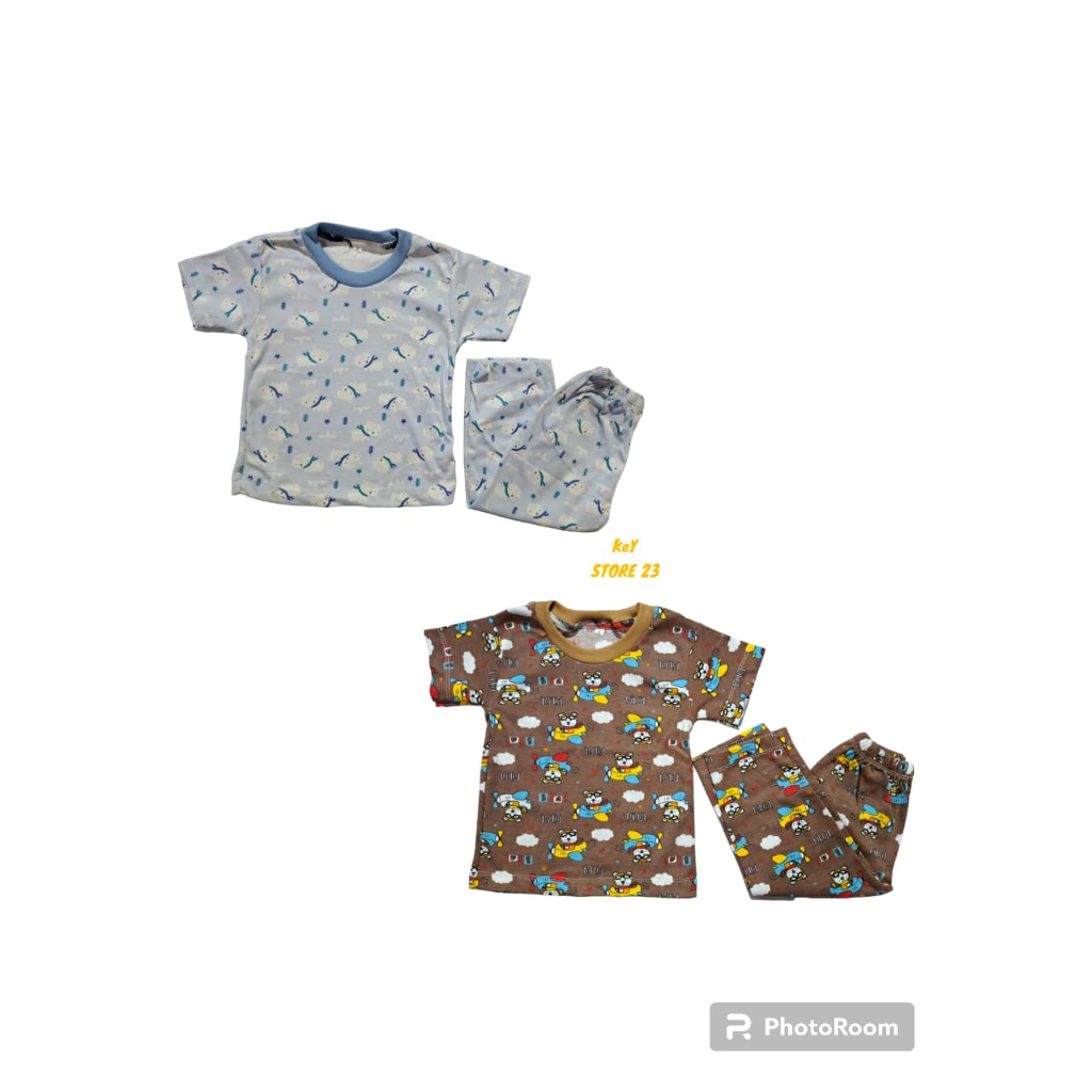 Setelan anak pendek panjang random (No Rijek)