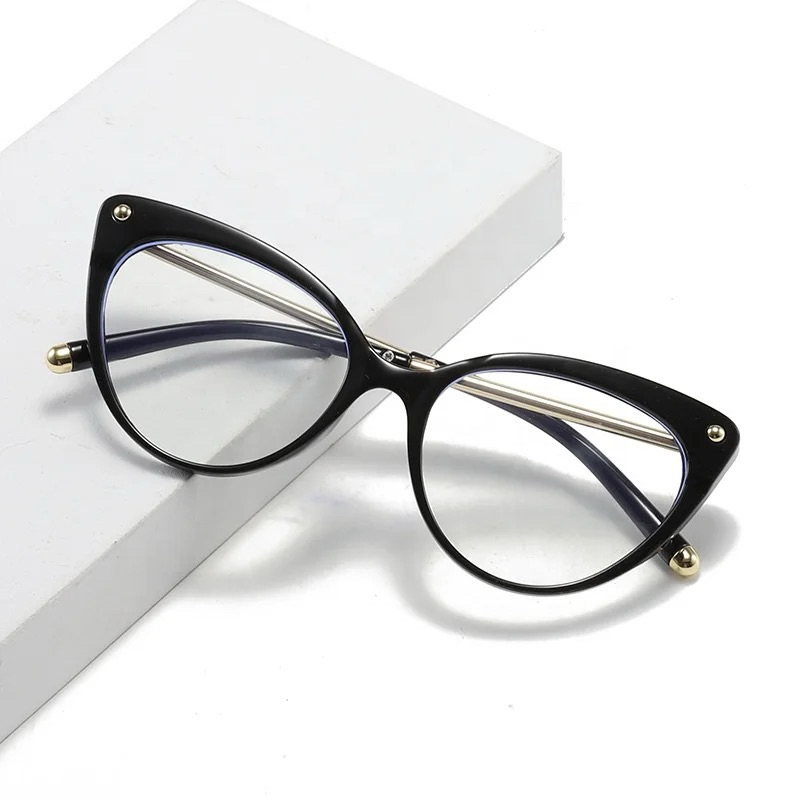 Frame Kacamata Model Cat Eye Photocromic Anti Radiasi Minus Wanita Pria Terbaru Cowok Baru 2023 Foto